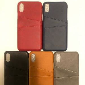 iPhone X Leather Wallet Case